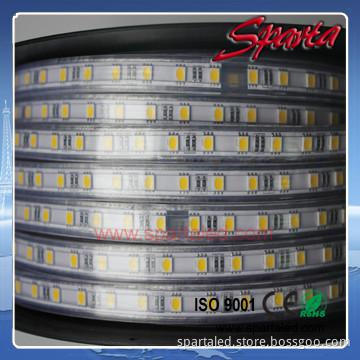 High Voltage SMD5050 RGB strip light with IP 65